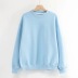 Fleece women s autumn and winter solid color loose sweater NSAC13976