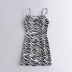 sexy zebra print suspender dress NSAC14014