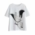 wholesale new cartoon Dumbo printed loose short-sleeved T-shirt NSAM6495