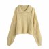 autumn wool blend knit women s sweater  NSAM6509