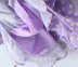 autumn purple retro flower dress  NSAM6565