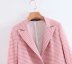 wholesale new women s one-button suit plaid suit jacket NSAM6588