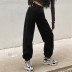 autumn and winter elastic waist thickened sweatpants NSAC14127