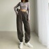 autumn and winter elastic waist thickened sweatpants NSAC14127