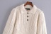autumn and winter lapel button sweater  NSAC14133