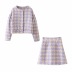 autumn and winter retro woolen skirt suit NSAC14160