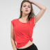 solid color quick-drying breathable short sleeve sports T-shirt  NSDS14242