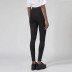 women s high waist black slim denim trousers NSAC14325