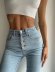 high-waist women s autumn and winter slimming jeans NSAC14333