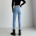 women s autumn and winter stretch tight black jeans NSAC14384