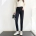women s autumn and winter high-waisted thin all-match stretch denim pants NSAC14398