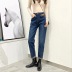 Women s plus velvet thickening slimming jeans NSAC14417