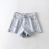 women s loose high-waisted jeans shorts NSAC14443