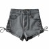 women s summer new high waist slim stretch denim shorts NSAC14457
