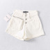 high waist color denim shorts  NSAC14459