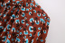floral print stitching ruffled long sleeve shirt dress NSAM6670