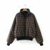 autumn and winter double-sided wear color stand-up collar flight cotton-padded jacket  NSAM6687