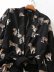 wholesale blazer de mujer casual con cinturón con estampado de tigre de invierno NSAM6696
