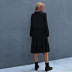 autumn and winter new women s black slim loose dress  NSAL6703
