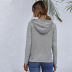 autumn and winter hooded top women s casual thin sweater NSAL6705