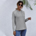 autumn and winter hooded top women s casual thin sweater NSAL6705