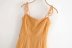 fall solid color split sling dress  NSAM6734