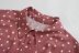 women s new style polka dot lapel long sleeve shirt dress NSAM6737