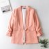 wholesale autumn piled sleeves casual suit jacket NSAM6739
