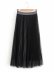 elastic waist pleated skirt  NSAM6767