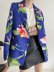 wholesale floral print casual fashion loose slim suit jacket NSAM6831