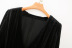 velvet v-neck blouse blouse  NSAM6896