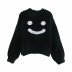 wholesale autumn smiling face women s knitted cardigan sweater NSAM6909