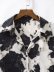 autumn wild cow pattern smudge shirt  NSAM6960