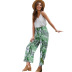 summer new product jumpsuit top two-piece casual suit nine-point pants NSKA6986