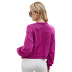 loose long-sleeved sweater jacket NSYH7118