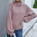loose pullover turtleneck sweater NSYH7127