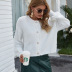 Autumn/Winter Long Sleeve Knit Cardigan Loose Women s Short Sweater Jacket NSYH7138
