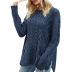 suéter con cuello redondo y abertura de ochos NSYH7152