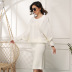 new size women s loose bat sleeve long pullover sweater dress NSYH7166