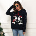 hot style women s little penguin jacquard loose long-sleeved sweater pullover Christmas sweater NSYH7169