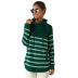 turtleneck sweater women autumn and winter women s striped long-sleeved sweater NSYH7180