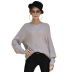 hot style V-neck autumn and winter new women s loose ladies knitted sweater NSYH7186