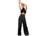hanging neck strap tube top wide leg pants two-piece suit NSAG7334