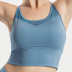 shockproof sling mesh fabric yoga bra NSYS7394