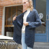  loose bat sleeve ladies mid-length knitted cardigan NSYH7448