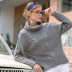  thick warm solid color sweater  NSYH7468