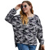 autumn and winter fashion camouflage thick warm plush sweater NSQH7556