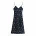 retro pastoral French floral lace suspender dress  NSAM7611