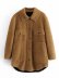 autumn and winter new loose double-sided wool lamb shirt jacket NSAM7633