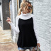 new high-neck solid color sweater blouse NSDY7669